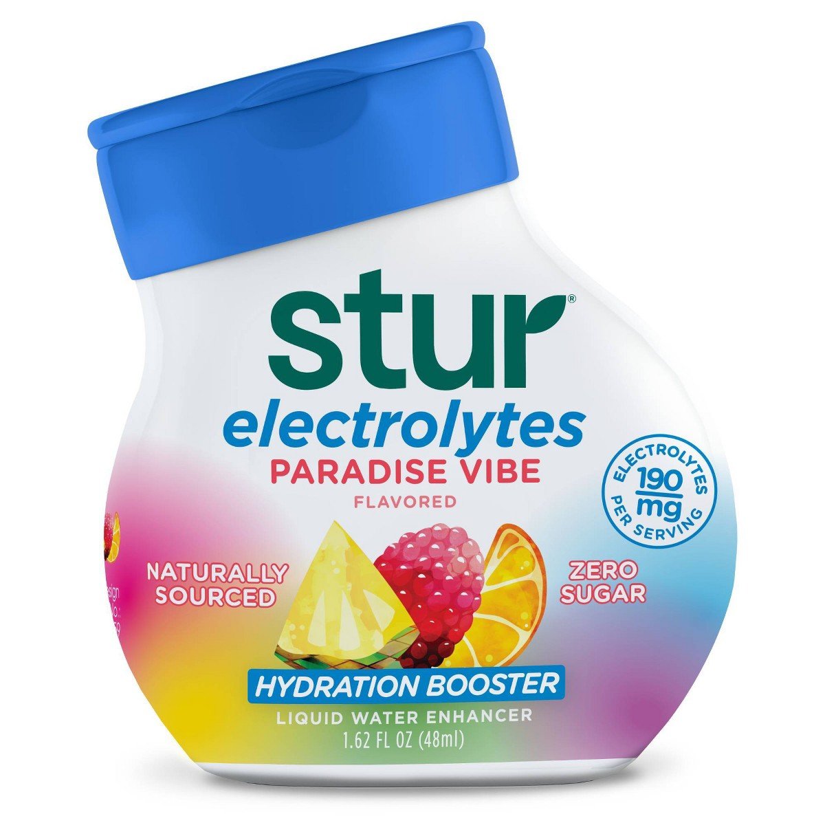 GUEST_746d103c-f95d-4fb1-9cfc-241c92e69d47.jpg Stur Electrolytes Paradise Vibe Water Enhancer Drink Mix - 1.62 fl oz - Image 1