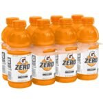 Gatorade G Zero Orange Sports Drink - 8pk/20 fl oz Bottles: Non-Caffeinated, Low Calorie - Image 3