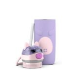 Ello 12oz Stainless Steel Water Bottle Cat Purple: Kids Portable Drinkware, Dishwasher-Safe, Lilac, Cold Beverages - Image 6