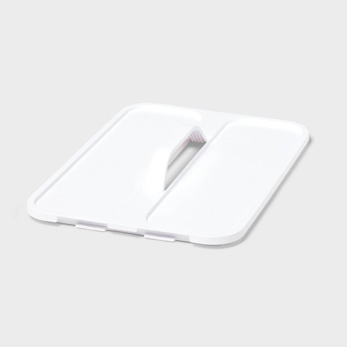 GUEST_75ec9347-7361-47eb-bd7f-f025f15c3443.jpg Click in Place Large Lid with Handle for Plastic Storage Bins for Home and Office Organization White - Brightroomâ„¢ - Image 1