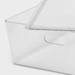 26L Stacking Clear Bin with Lid - Brightroomâ„¢: Plastic, Stackable, Universal Storage, 21.53" x 14.92" x 5.9" - Image 3