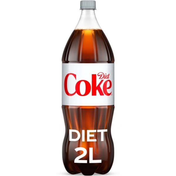 Diet Coke Soda - 2 L Bottle: Sugar-Free, Chlorine-Free