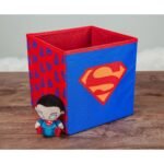 Ukonic DC Comics Superman Logo Storage Bin Cube Organizer | 11 Inches - Image 3