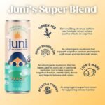 Juni Peach Sparkling Tea Beverage - 12 fl oz: Caffeinated - Image 4