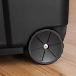 Remington 169 Qt Plastic Storage Bins with Lids, Latching Totes, Heavy Duty Containers, Wheels and Handle - Image 4