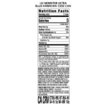 Monster Energy Ultra Blue Hawaiian Zero Sugar Energy Drink - 12 fl oz: Caffeinated, Low Sodium - Image 3