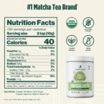 Jade Leaf Matcha Organic Cafe Style Sweetened Original Matcha Latte Mix - 35.3oz: Caffeinated - Image 4