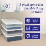 HOMZ, Snaplock, Large Plastic Storage Bins with Lids for Organization Multipack - Image 5