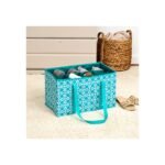 The Lakeside Collection Closet Shoe Storage Organizer Bag in Fashion Prints - Red Floral - Image 4