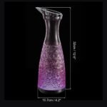 Unique Bargains Elegant Acrylic Water Carafes with Lid for Coffee Cocktails Purple - Image 2