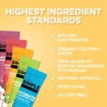 Clean Simple Eats Hydrate + Electrolytes Variety Pack Electrolyte Supplement Powder - Watermelon/Lime/Lemon/Orange/Cherry/Guava - 2.4oz/10pk - Image 5