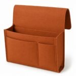 Alilang Sofa Armrest Organizer with Multiple Pockets Couch Remote Control Storage Caddy - Brown