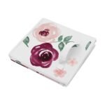 Sweet Jojo Designs Fabric Storage Bins Set Watercolor Floral Pink White and Green - Image 5