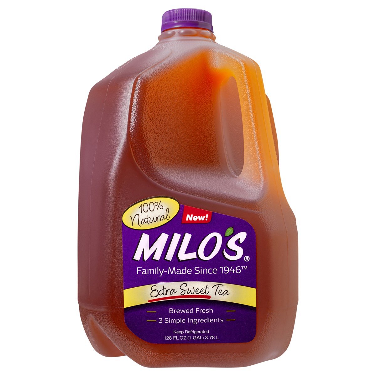 GUEST_78f9b4ca-5780-4862-9792-120908ae5242.jpg Milo's Extra Sweet Tea - 128 fl oz: Caffeinated - Image 1