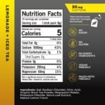 LMNT Zero-Sugar Lemonade Iced Tea Salt Electrolytes Drink - 10ct/2.1oz - Image 4