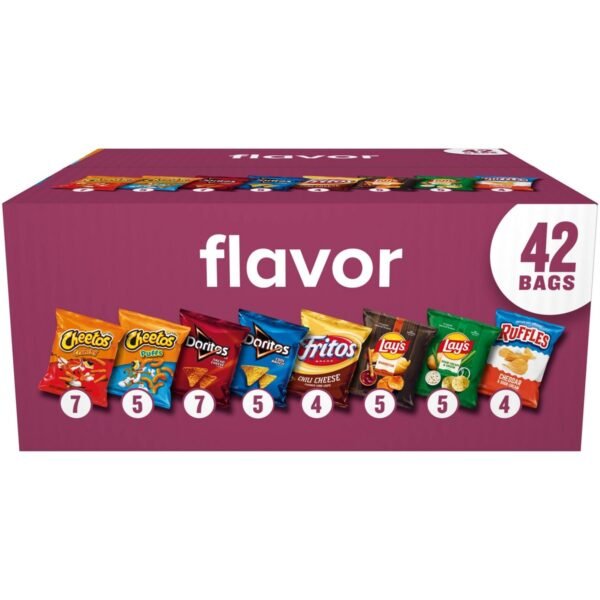Frito-Lay Variety Pack Flavor Mix - 42ct: Cheese, Barbecue, Ranch