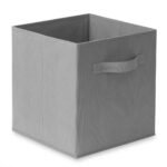 Casafield Set of 12 Collapsible Fabric Storage Cube Bins, Gray - 11" Foldable Cloth Baskets for Shelves and Cubby Organizers - Image 2