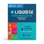 Liquid I.V. Hydration Multiplier Powder Electrolyte Drink Mix Variety Pack - 0.56oz/12ct