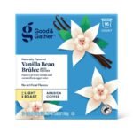Naturally Flavored Vanilla Bean Brulee Light Roast Coffee - 16ct Single Serve Pod - Good & Gatherâ„¢