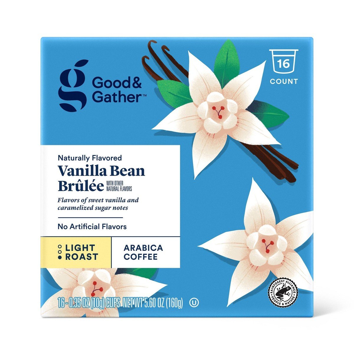 GUEST_7b2c3691-4b84-4744-ae0d-c3f9ee9f852f.jpg Naturally Flavored Vanilla Bean Brulee Light Roast Coffee - 16ct Single Serve Pod - Good & Gatherâ„¢ - Image 1
