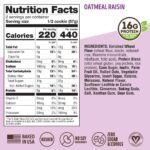 Lenny & Larry's Chewy Soft Baked Vegan, Non-GMO, High Fiber Protein Cookie - Oatmeal Raisin - Plant Protein - 16g Protein - 4oz/12pk - Image 6
