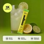 Magna Hydration Electrolyte Mix Stick Pack Dietary Supplement Vegan Powder - Lemon Lime - 10ct: Magnesium 210mg, Sugar-Free, Gluten-Free - Image 3