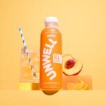 Unwell Hydration Protein Drink with Electrolytes and 10g Whey Protein Isolate Peach Tangerine - 16.9 fl oz: Caffeine Free - Image 2