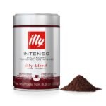 Illy Intenso Dark Roast Espresso Ground Coffee - 8.8oz: Arabica Beans, Italian Variety