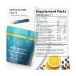 Primal Harvest Electrolytes Powder Packets Primal Hydration, Easy Open Packets, Energy Drink Mix Lemon Berry, 2 Pack - Image 2
