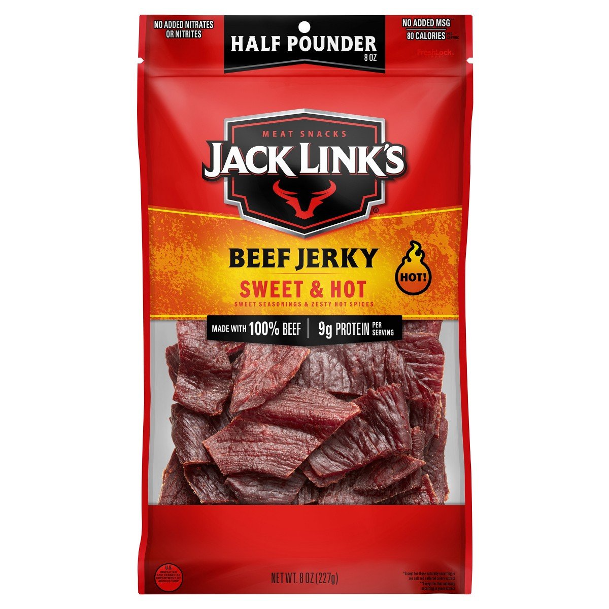 GUEST_7d941b96-19b4-4acf-8618-cce0746f2fa5.jpg Jack Link's Sweet & Hot Beef Jerky - 8oz - Image 1