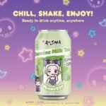 A-Sha Kuromi x Katseye RTD Jasmine Milk Tea - 10.5 fl oz - Image 4