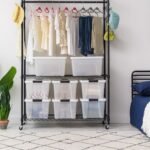 IRIS 33 Qt Stackable Plastic Storage Bins with Lids and Latching Buckles, Pearland, 8Pk - Image 3
