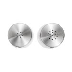 OXO Salt and Pepper Shaker Set: Aluminum & Stainless Steel, Black, Hand Wash, 2-Piece Tableware - Image 3