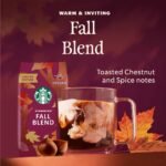 Starbucks Fall Blend Medium Roast Ground Coffee - 10oz: Arabica Beans, Spice - Image 4
