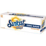 Sunkist Zero Sugar Orange Soda - 12PK/12 fl oz Cans - Image 5