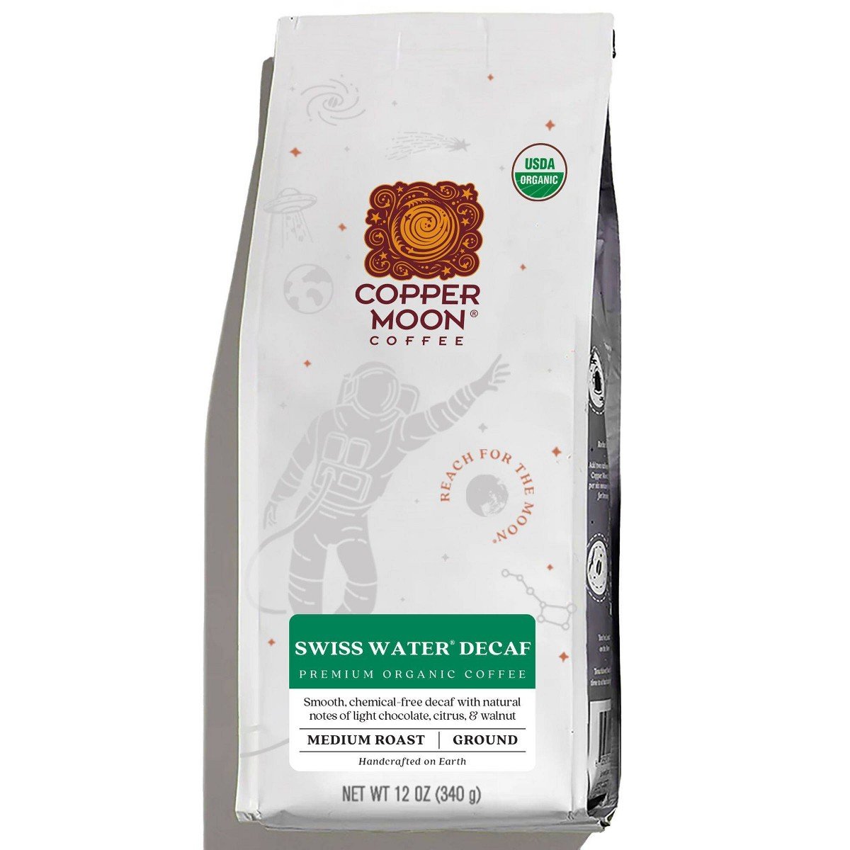GUEST_7fac6be4-1469-4c91-b91e-570f5cb2d797.jpg Copper Moon Swiss Water Organic Blend Medium Roast Ground Coffee - Decaf - 12oz: Arabica Beans - Image 1