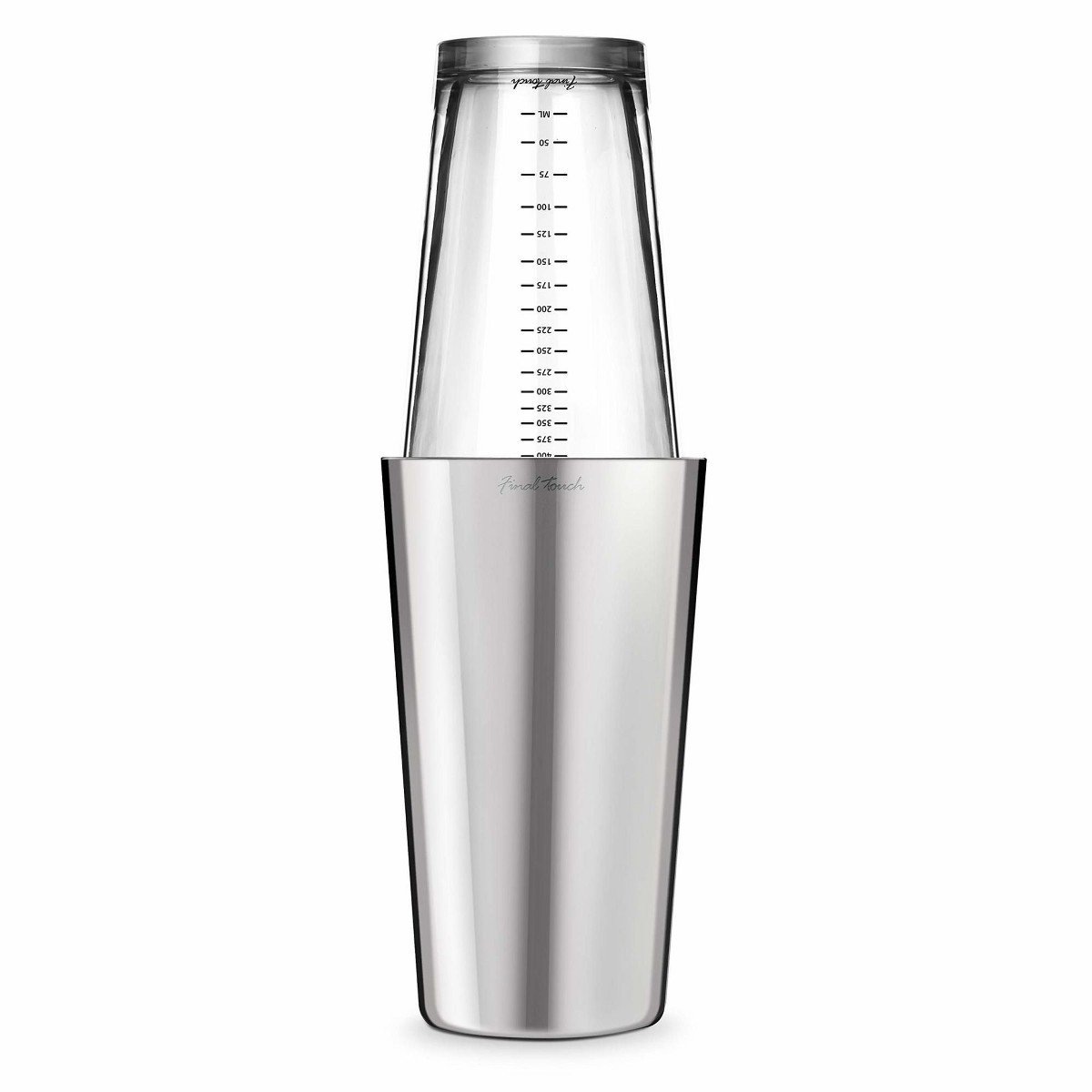 GUEST_7fba604d-c255-40c5-b887-ef303f46ad19.jpg Final Touch Double-Wall Boston Shaker Set - Stainless Steel Mixing Glass with Silicone Seal - BPA-Free, Compact Storage - Leak-Proof Design - Image 1