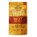 Anthem Snacks Hot Honey Beef Meat Stick - 8g Protein - 1oz/6ct
