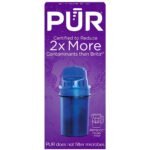 PUR Filtration Water Pitcher Replacement Filter: Reduces Chlorine & Odors, 40-Gallon Life, Blue, Plastic, 1 Piece - Image 3