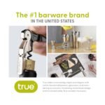 True Vista Measured Cocktail Shaker, 14 oz Stainless Steel with Built-in Strainer & Jigger Cap, Clear Window with Measurements, Home Bartender Gifts - Image 5