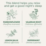 Traditional Medicinals Organic Nighty Night Valerian Herbal Tea - 16ct: Non-Caffeinated, Gluten-Free - Image 3