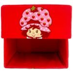 Strawberry Shortcake 8" Storage Box - Fabric Bin with Lid, Holds Toys, & More - Image 3
