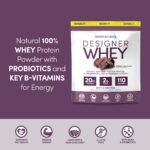 Designer Whey Protein Powder, Double Chocolate, 2lb - Image 3