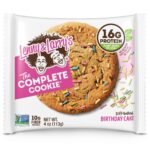 Lenny & Larry's Chewy Soft Baked Vegan, Non-GMO, High Fiber Protein Cookie - Birthday Cake - Plant Protein - 16g Protein - 4oz/12pk - Image 3