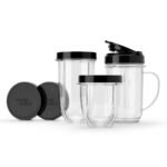 Magic Bullet Personal Blender Set: Bullet Mixer for Smoothies, 250W, Stainless Steel Blades, Dishwasher-Safe Parts - Image 6