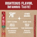 Righteous Felon Craft Jerky OG Hickory Protein Snack Beef Stick - 1oz/9ct - Image 5