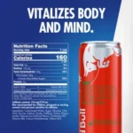 Red Bull Red Edition Energy Drink, Caffeinated - Watermelon - 12 fl oz Can - Image 3