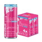 Red Bull Peach Edition Sugarfree Energy Drink - White Peach, Caffeinated - 4pk/8.4 fl oz Cans