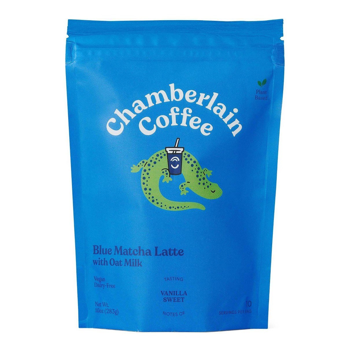 GUEST_8718d5cf-8f68-4134-a799-66c44841e234.jpg Chamberlain Coffee Blue Matcha Latte with Oatmilk - 10oz: Caffeinated - Image 1