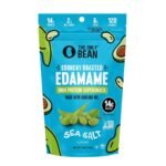 The Only Bean Crunchy Roasted Edamame Bean Snack High Protein Sea Salt - 4oz: Vegan, 14g Protein